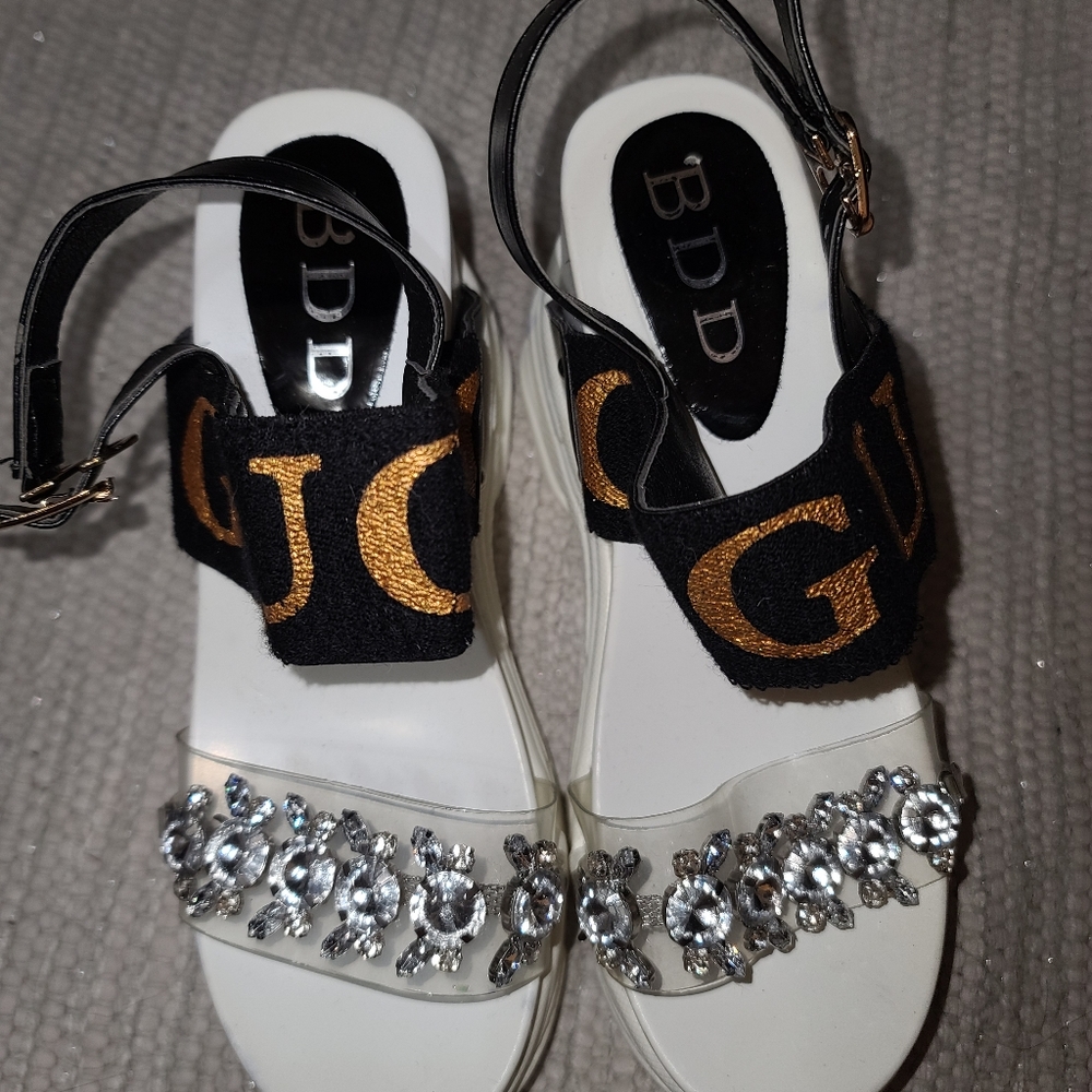 Platform wedge sandals